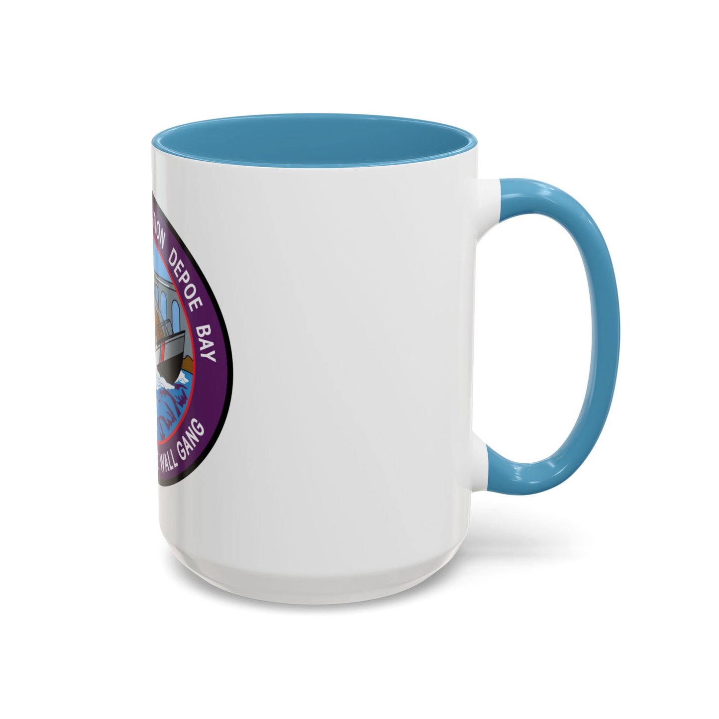 USCG Station Depoe Bay (U.S. Coast Guard) Accent Coffee Mug