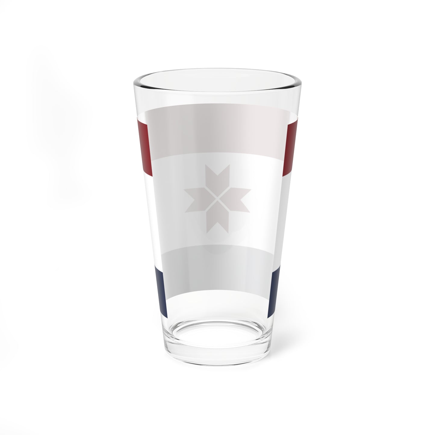 Flag of Mordovia dark (Russia) Pint Glass 16oz