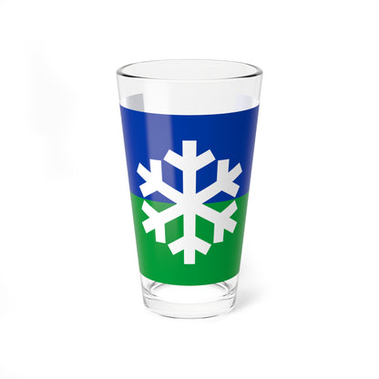 Flag of Northern oblastnichestvo (Russia) Pint Glass 16oz