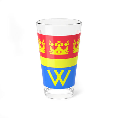 Flag of Vyborg (Russia) Pint Glass 16oz