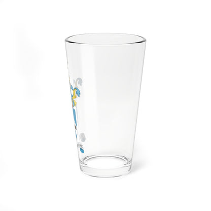 UoY CoA updated (United Kingdom) (Coat of Arms) Pint Glass 16oz