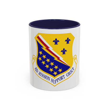 82d Mission Support Group (U.S. Air Force) Accent Coffee Mug