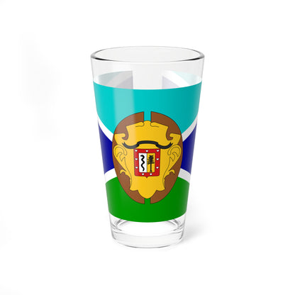 Bandera del Municipio Andres Bello (Venezuela) Pint Glass 16oz