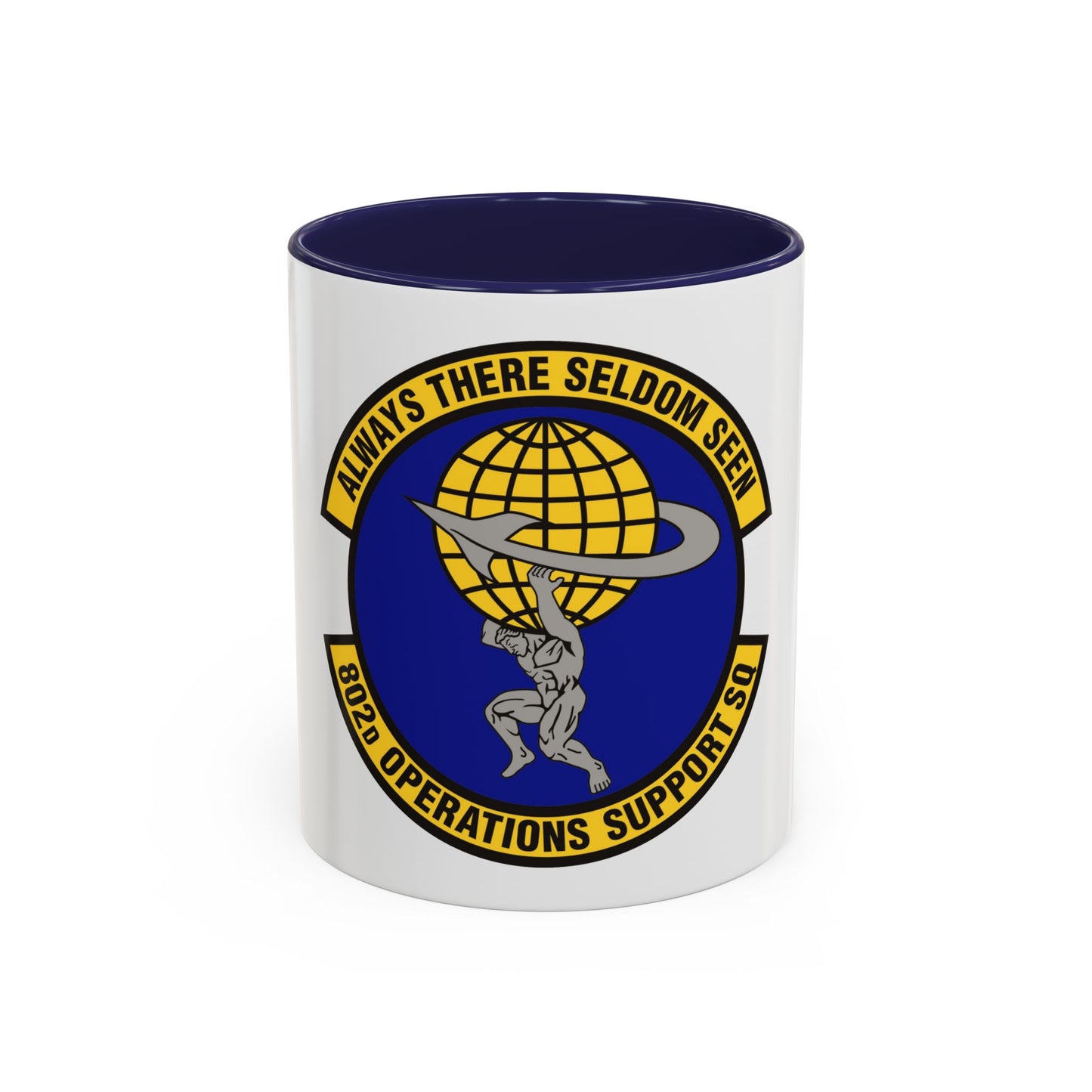 802d Operations Support Squadron (U.S. Air Force) Accent Coffee Mug