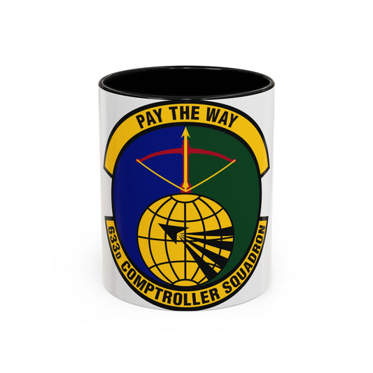 633d Comptroller Squadron (U.S. Air Force) Accent Coffee Mug