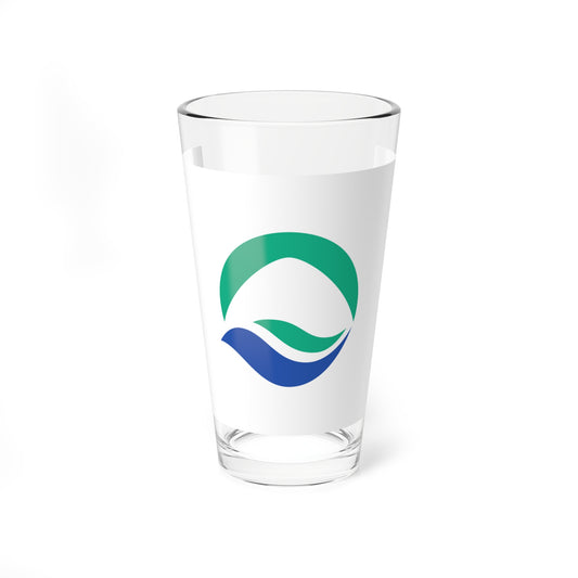 Flag of Kuwana Mie (Japan) Pint Glass 16oz
