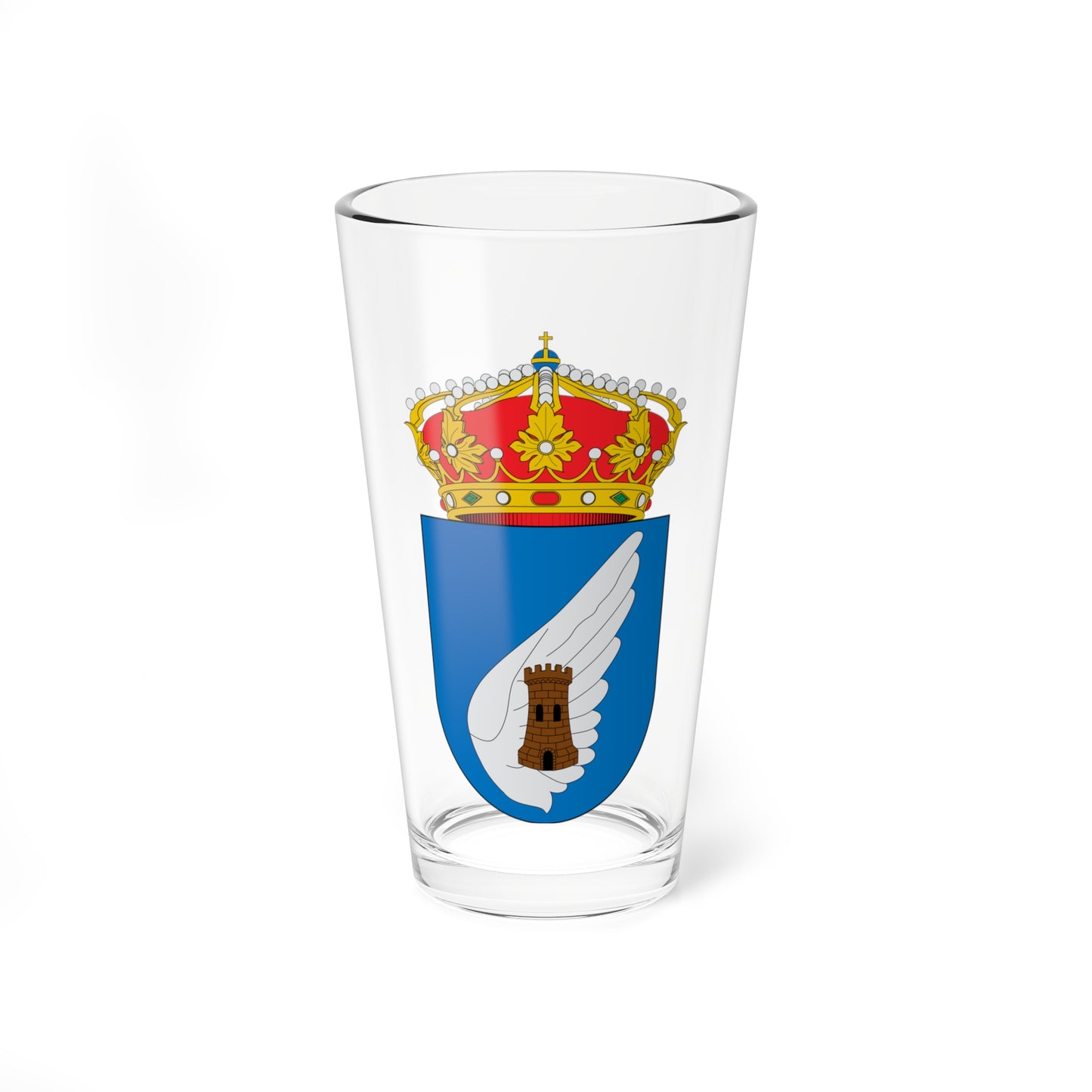 Escudo de Albalate de Cinca (Spain) (Coat of Arms) Pint Glass 16oz