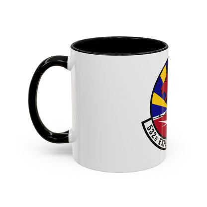 532d Expeditionary Security Forces Squadron (U.S. Air Force) Accent Coffee Mug