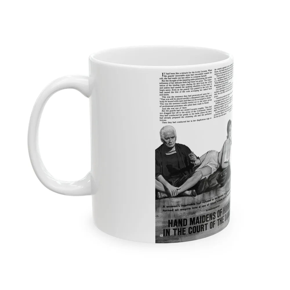 Hand Maidens of Horror in the Court of the Damned, World of Men - White Coffee Mug-Go Mug Yourself