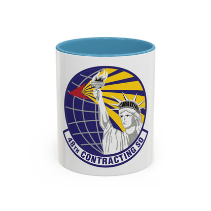 48th Contracting Squadron (U.S. Air Force) Accent Coffee Mug