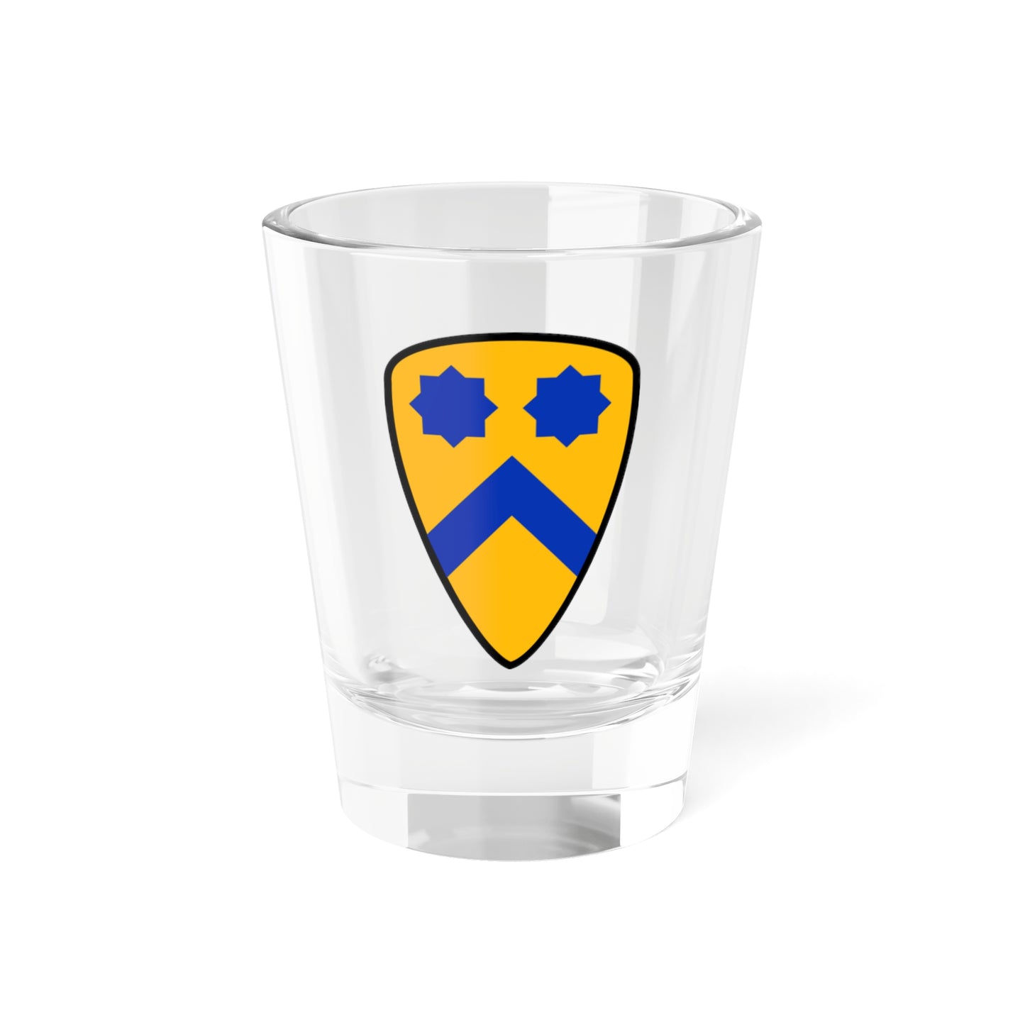 US 2nd Cavalry Division (U.S. Army) Shot Glass 1.5oz