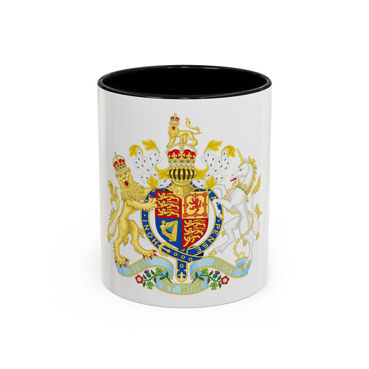 Coat of arms of the United Kingdom (1901-1952) - Accent Coffee Mug