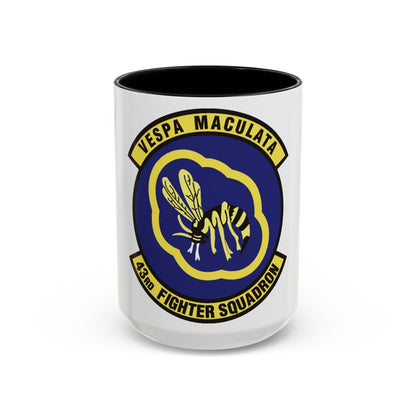 43d Fighter Squadron (U.S. Air Force) Accent Coffee Mug