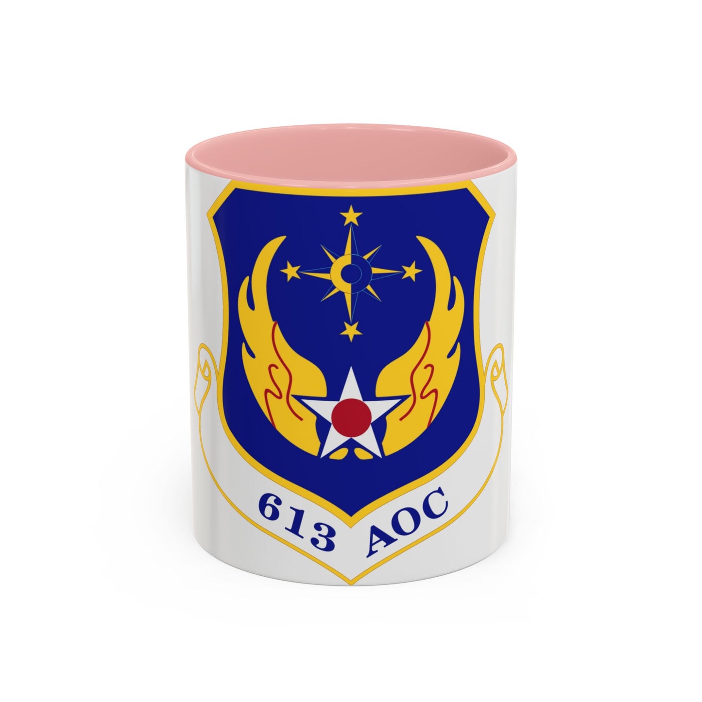 613 Air Operations Center PACAF (U.S. Air Force) Accent Coffee Mug