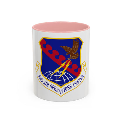 603 Air Operations Center USAFE (U.S. Air Force) Accent Coffee Mug