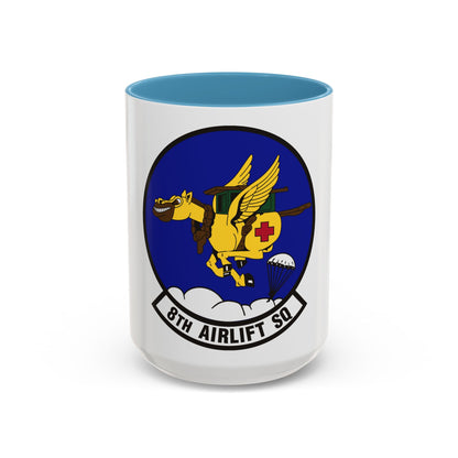 8th Airlift Squadron (U.S. Air Force) Accent Coffee Mug