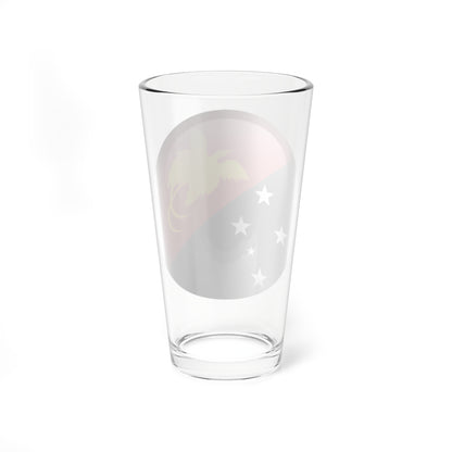 Flag orb Papua New Guinea (Guinea) Pint Glass 16oz