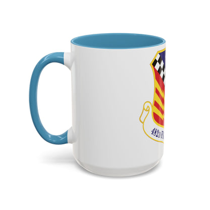 482d Fighter Wing (U.S. Air Force) Accent Coffee Mug