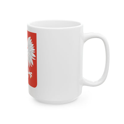 Coat of arms of Poland (1955-1980) - White Coffee Mug