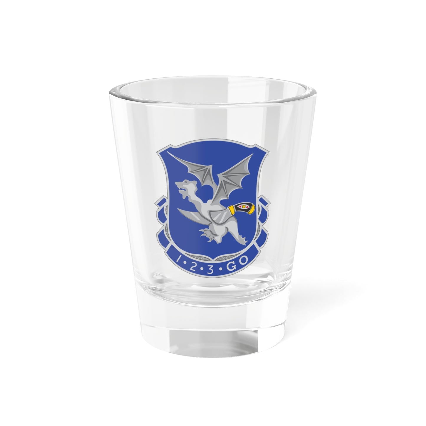 123rd Infantry Regiment (U.S. Army) Shot Glass 1.5oz