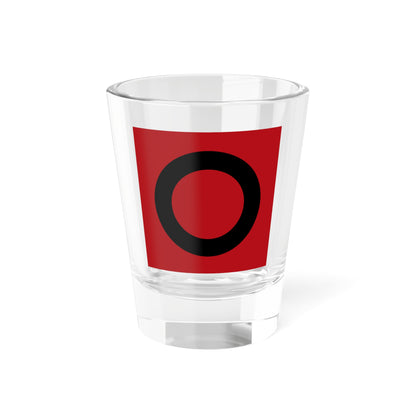 CHE Bezirk March Flag (Switzerland) Shot Glass 1.5oz