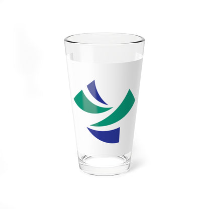 Flag of Yoshinogawa Tokushima (Japan) Pint Glass 16oz