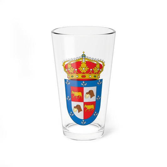 Escudo de Aldeacipreste (Spain) (Coat of Arms) Pint Glass 16oz