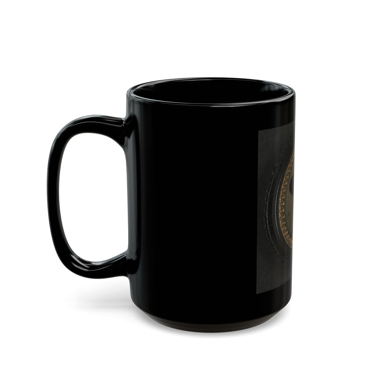 Unidentified Soldier In Union Uniform And Slouch Hat 003 (U.S. Civil War) Black Coffee Mug