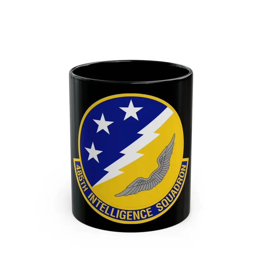 485 Intelligence Squadron ACC (U.S. Air Force) Black Coffee Mug 11oz - Go Mug Yourself