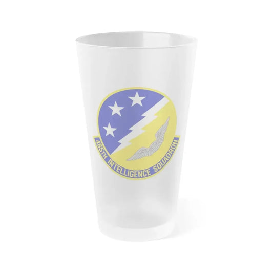 485 Intelligence Squadron ACC (U.S. Air Force) Frosted Pint Glass 16oz 16oz Frosted - Go Mug Yourself