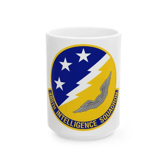 485 Intelligence Squadron ACC (U.S. Air Force) White Coffee Mug 15oz - Go Mug Yourself