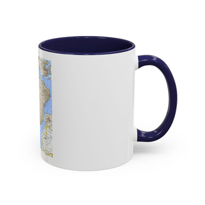 South America - Eastern (1962) (Map) Accent Coffee Mug