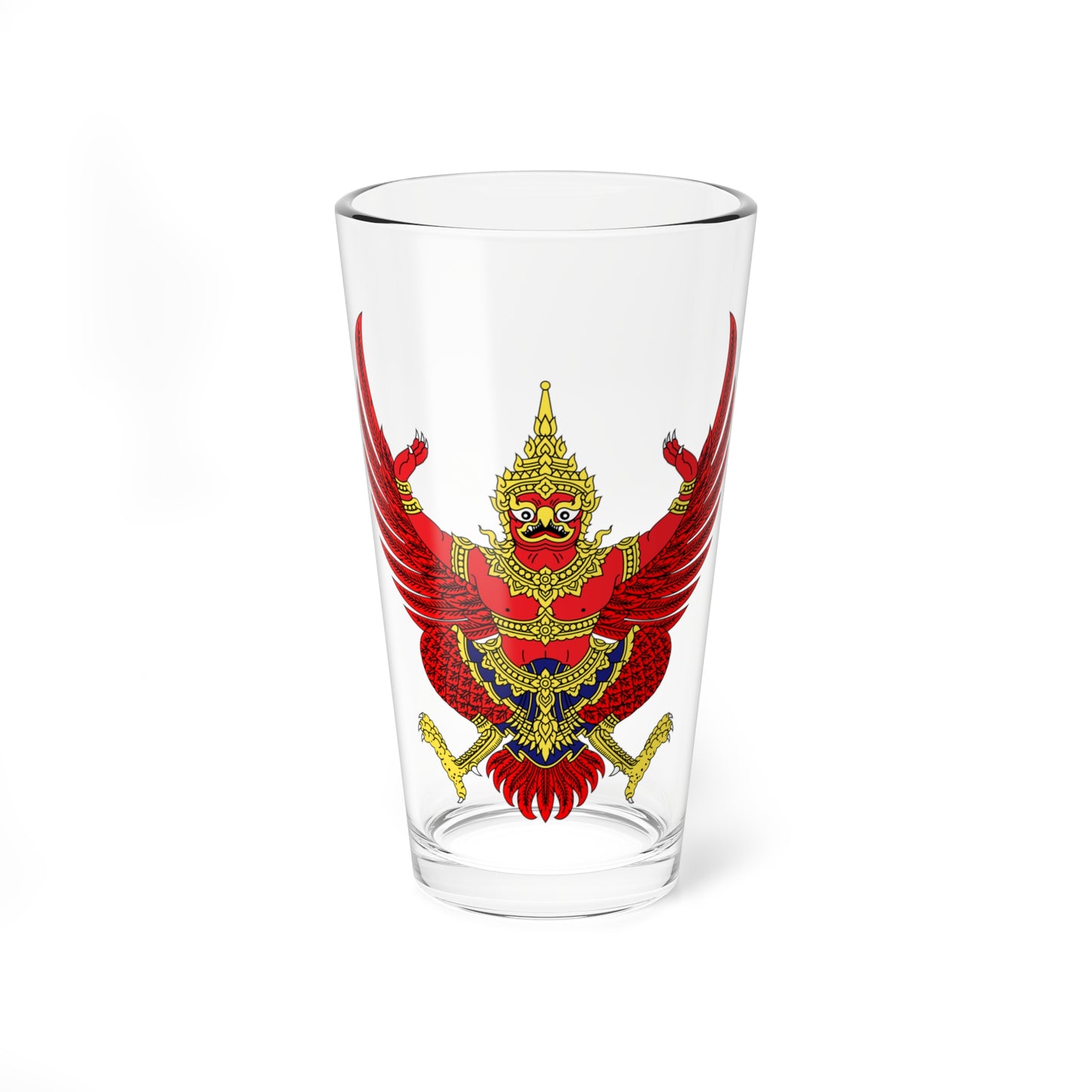 Emblem of Thailand (Thailand) (Coat of Arms) Pint Glass 16oz