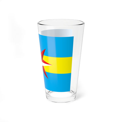 Flag of Sharypovo (Russia) Pint Glass 16oz