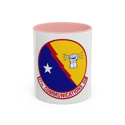 17th Communications Squadron (U.S. Air Force) Accent Coffee Mug