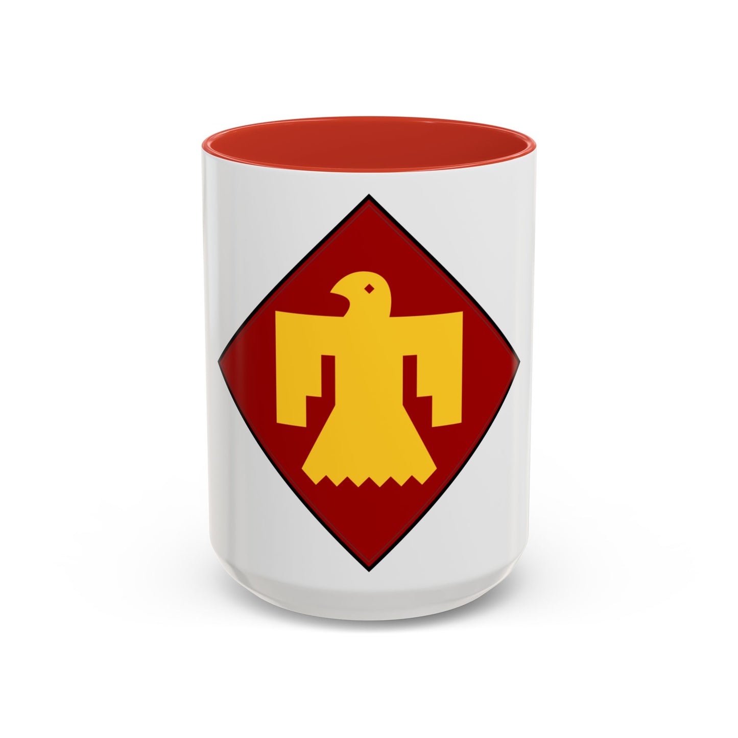 45th Infantry insignia thunderbird (U.S. Army) Accent Coffee Mug