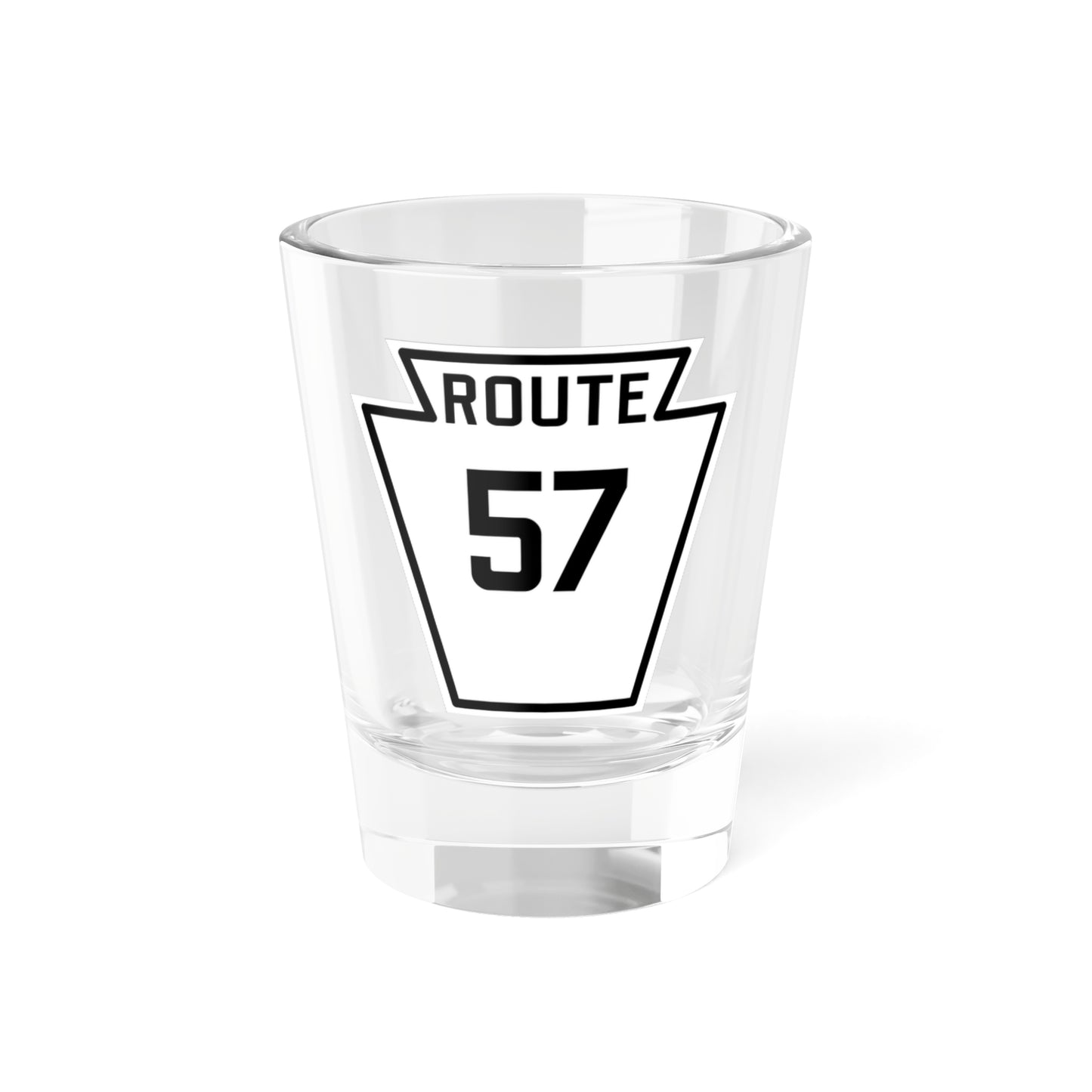 PA-57 1926 (Pennsylvania) (Road Sign) Shot Glass 1.5oz