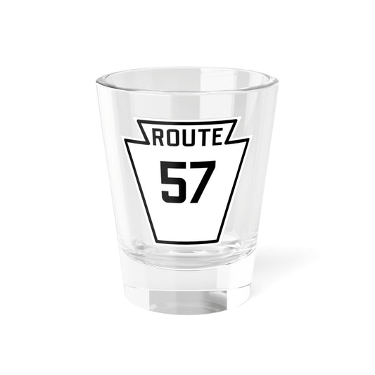 PA-57 1926 (Pennsylvania) (Road Sign) Shot Glass 1.5oz