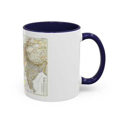 Asia - Southwest (1952) (Map) Accent Coffee Mug