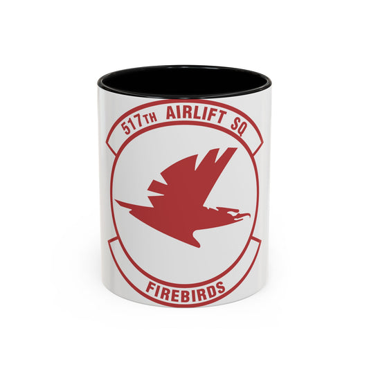 517th Airlift Squadron (U.S. Air Force) Accent Coffee Mug