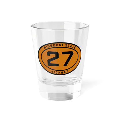 MO-27 1920 (Missouri) (Road Sign) Shot Glass 1.5oz