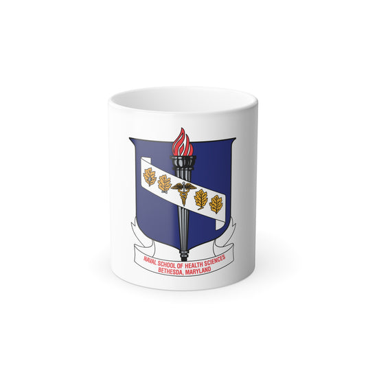 Naval School Of Health Science Bethesda Maryland (U.S. Navy) Color Changing Mug 11oz