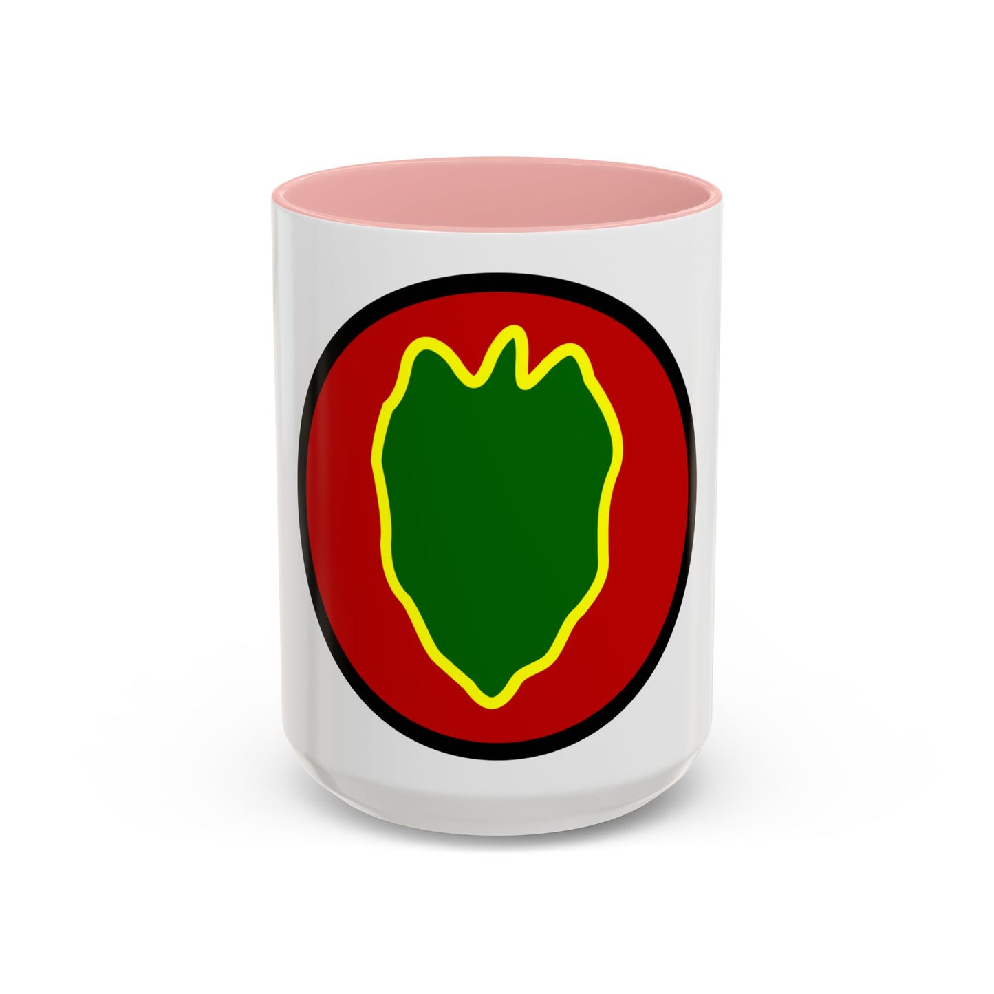 24 Infantry Division SSI (U.S. Army) Accent Coffee Mug