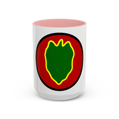 24 Infantry Division SSI (U.S. Army) Accent Coffee Mug
