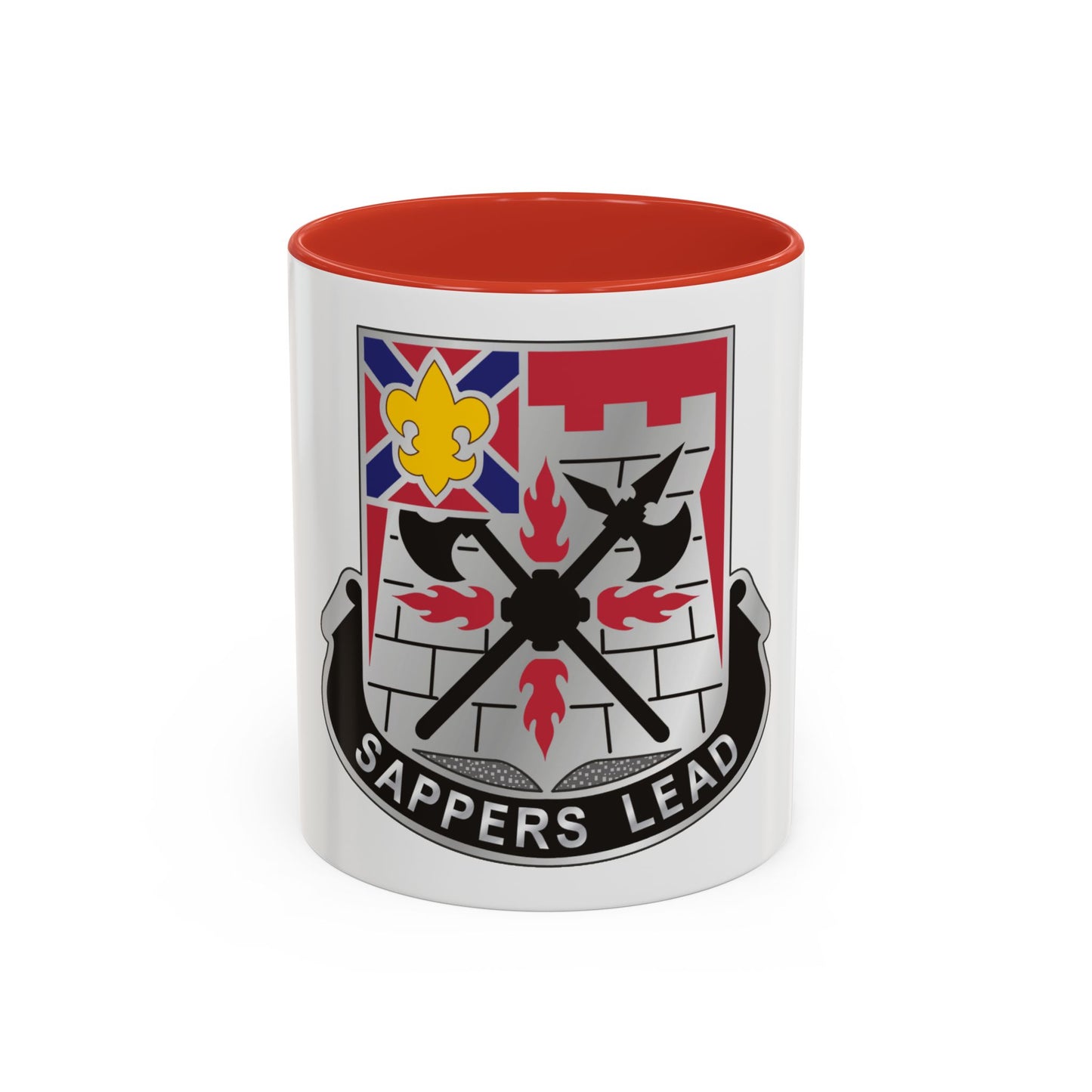 229 Engineer Battalion (U.S. Army) Accent Coffee Mug