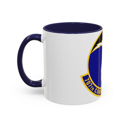 707th Communications Squadron (U.S. Air Force) Accent Coffee Mug