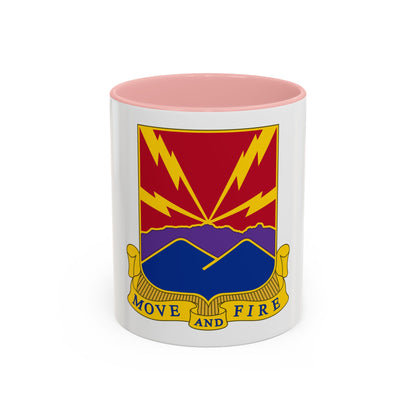 593rd Field Artillery Battalion (U.S. Army) Accent Coffee Mug