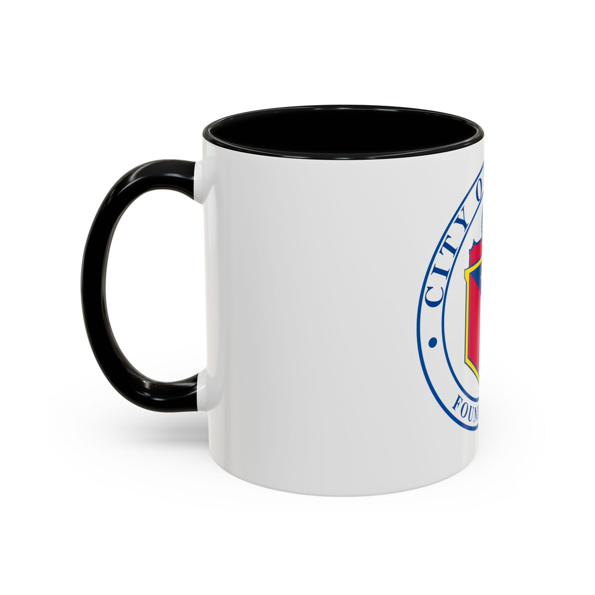 Seal of Austin TX - Accent Coffee Mug