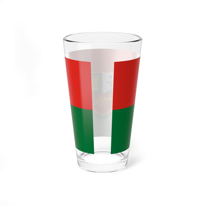 Flag of Hajmasker (Hungary) Pint Glass 16oz