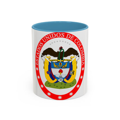 Coat of arms of the United States of Colombia - Accent Coffee Mug